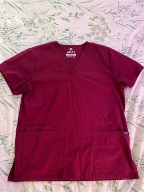 Scrub Set - Adar Universal Medical in Wine/Burgundy